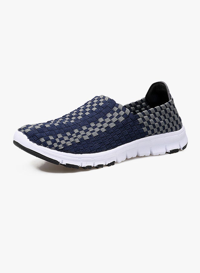 NIBEMINENT 2018 Fashion With Breathable Mesh Sneakers Blue/Grey/Black  - Image 2