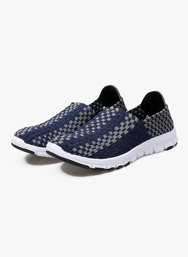 NIBEMINENT 2018 Fashion With Breathable Mesh Sneakers Blue/Grey/Black  - Image 4