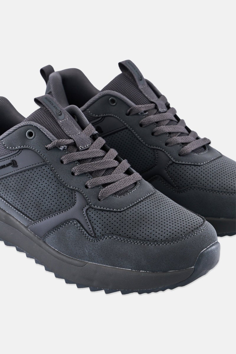 Nordland أحذية مشي للرجال برباط، رمادي - Image 3