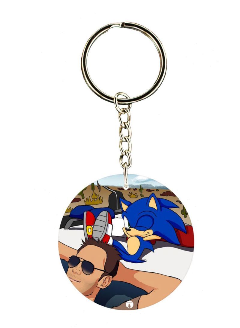 RKN Sonic Double Side Printed Keychain