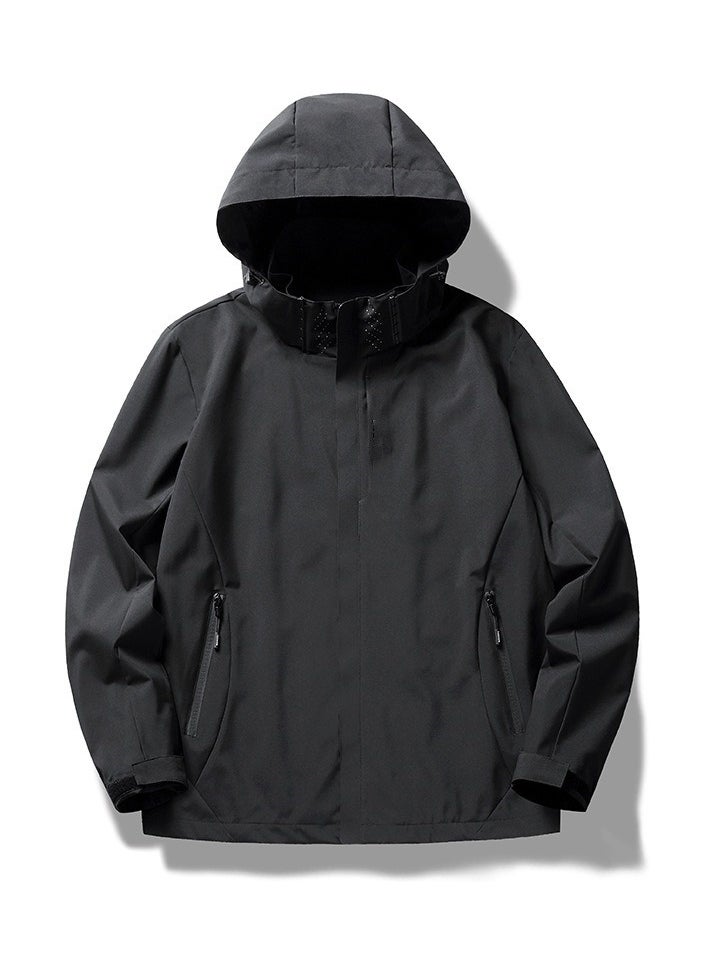 KUYING New Detachable Hooded Waterproof Mountaineering Suit Outdoor Clothing 