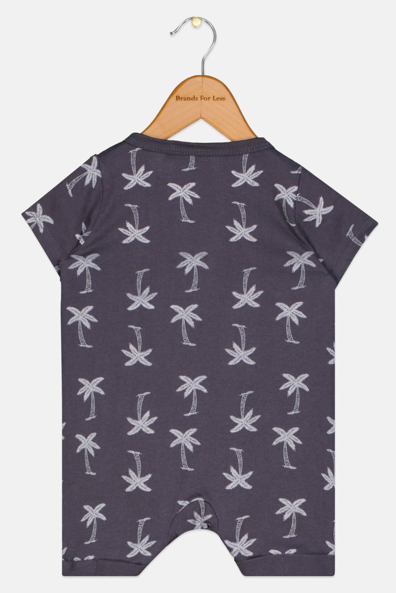 Cool Club بدلات رومبر مطبوعة بالكامل للأولاد الصغار، رمادي داكن - Image 2