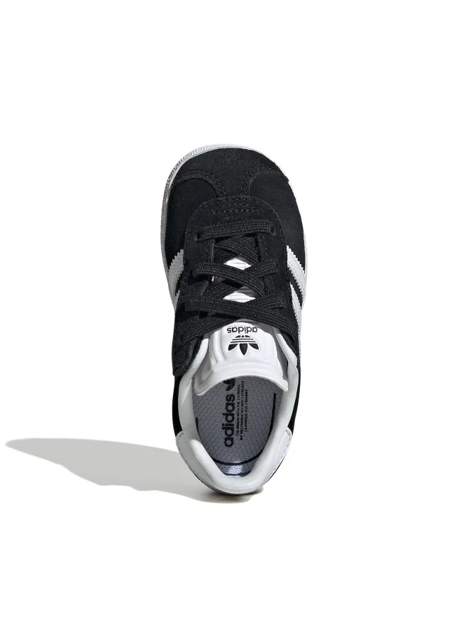 adidas أحذية أديداس جازيل     للأطفال حديثي الولادة باللون الأسود من أوريجينالز
