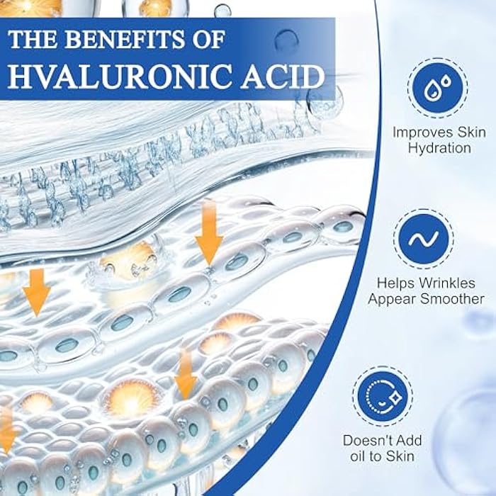 Xucivik Hyaluronic Acid Powder for Face & Skin, High Molecular Weight, Water-Soluble Formula for DIY Serum & Moisturizer, Vegan Hydrating Skincare, 2.82oz - Image 3