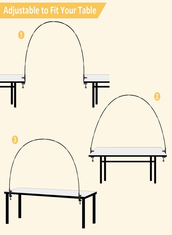chamvis 13FT Table Balloon Arch Kit Stand - Adjustable Balloon Arch Stand for Table, Reusable Balloon Table Arch Frame for Birthday, Baby Shower, Graduation, Wedding Party Decorations - Image 4