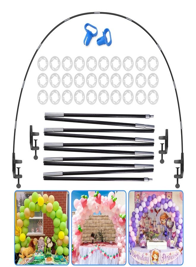 chamvis 13FT Table Balloon Arch Kit Stand - Adjustable Balloon Arch Stand for Table, Reusable Balloon Table Arch Frame for Birthday, Baby Shower, Graduation, Wedding Party Decorations - Image 1