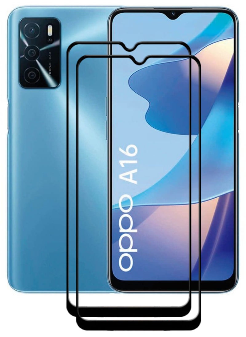 ACLIX 3 Pieces Antistatic ESD Dustproof Premium Quality High Definition Tempered Glass Screen Protector Designed For Oppo A16 - Image 1