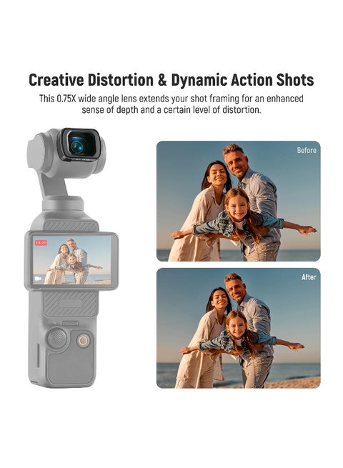 Neewer NEEWER Wide Angle Lens for DJI Osmo Pocket 3, 108