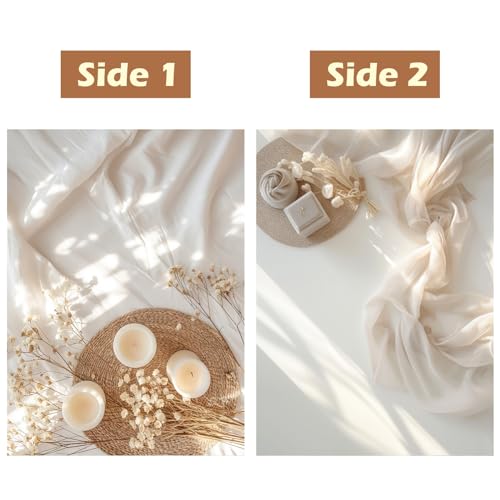 HomeArt 3 Sheet 2 in 1 Marble Product Photography Backdrop 3D Flat Lay Tabletop Double-Sided 20x29 Photo Background PVC Wrinkle Free for Small Products Food, Cosmetics Shoot (Pack of 3, FL - 015) - Image 3