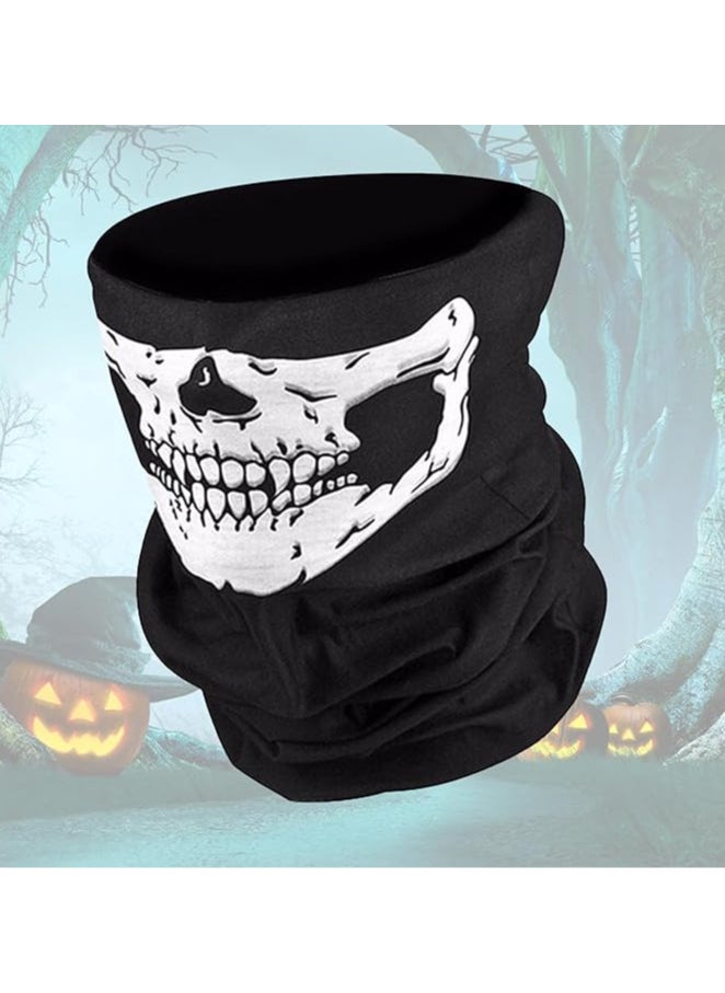 AUTOYSUR Grim Reaper Costume for Adults and Child Black Hooded Cape with Accessories Scythe Skull Gloves Mask Grim Reaper Robe Party Costume Cosplay  - Image 4