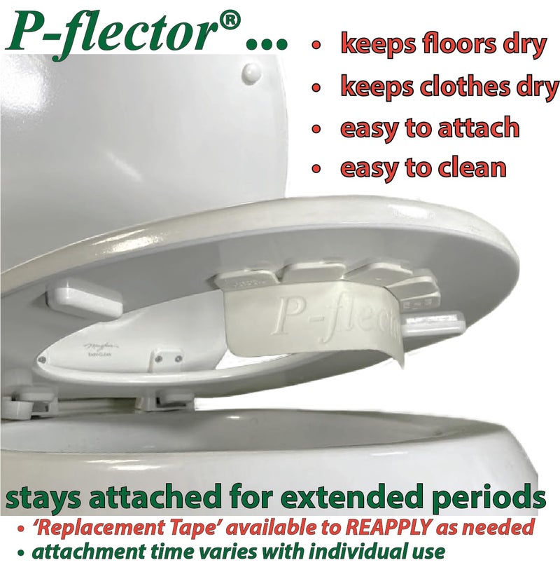 FLECTOR ® Replacement Tape (3- Pack) - to Keep Your Urine Guard/Pee Splash Guard Attached to The Toilet Seat for Potty-Training Kids, Adults, Seniors & Special Needs Individuals - Image 4