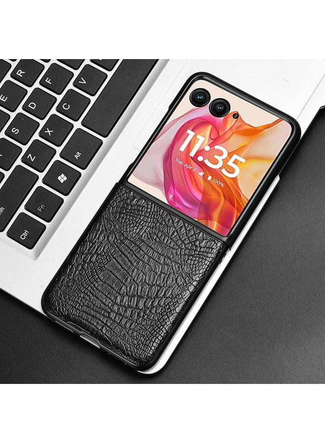 S-TOP Case For Motorola Razr 50 Ultra Crocodile Texture Back Cover Phone Case - Image 2