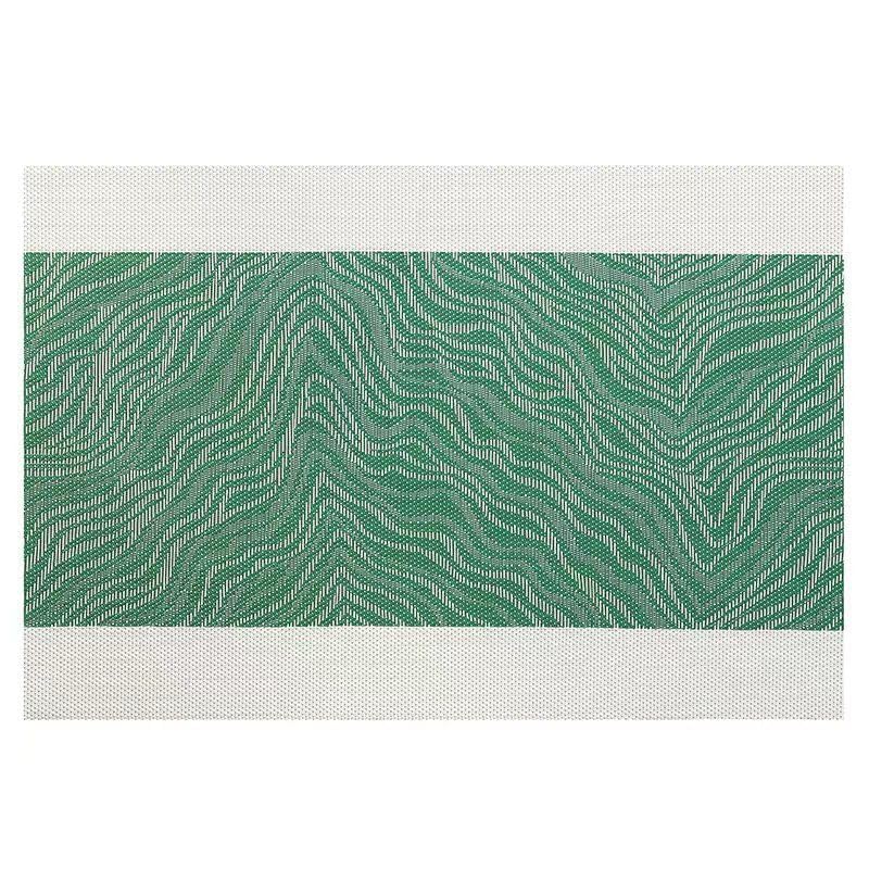 Wosta Modern Dining Ensemble Wosta Table Linens Set with Runner Fashionable Table Banner with Dining Delights Placemats Elegant Table Scarf Table Guardian Mats Table Cover Green - Image 3