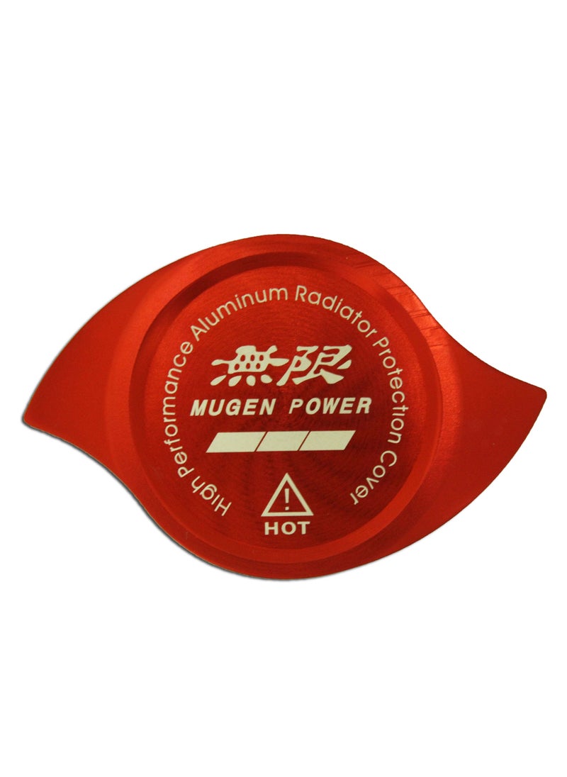 Generic Mugen Power High Performance Aluminum Radiator Protection Cover Fit For Honda  - Red  - Image 2