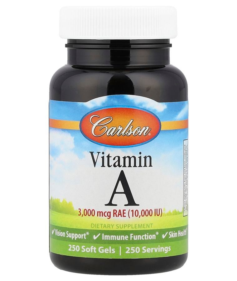 Vitamin A 3000 mcg RAE (10000 IU) 250 Soft Gels
