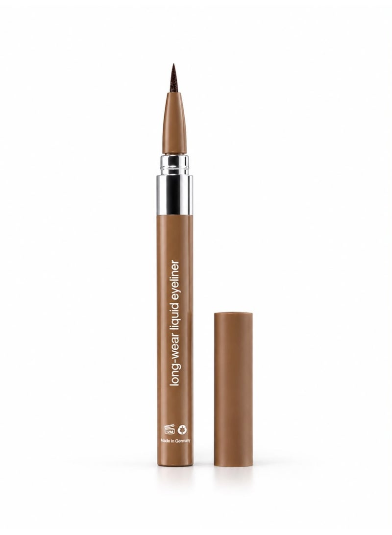 OLIBOLLA 360 ANGLE EYELINER WATERPROOF LIQUID - shade 02 Brown - 0.85ml - Image 1