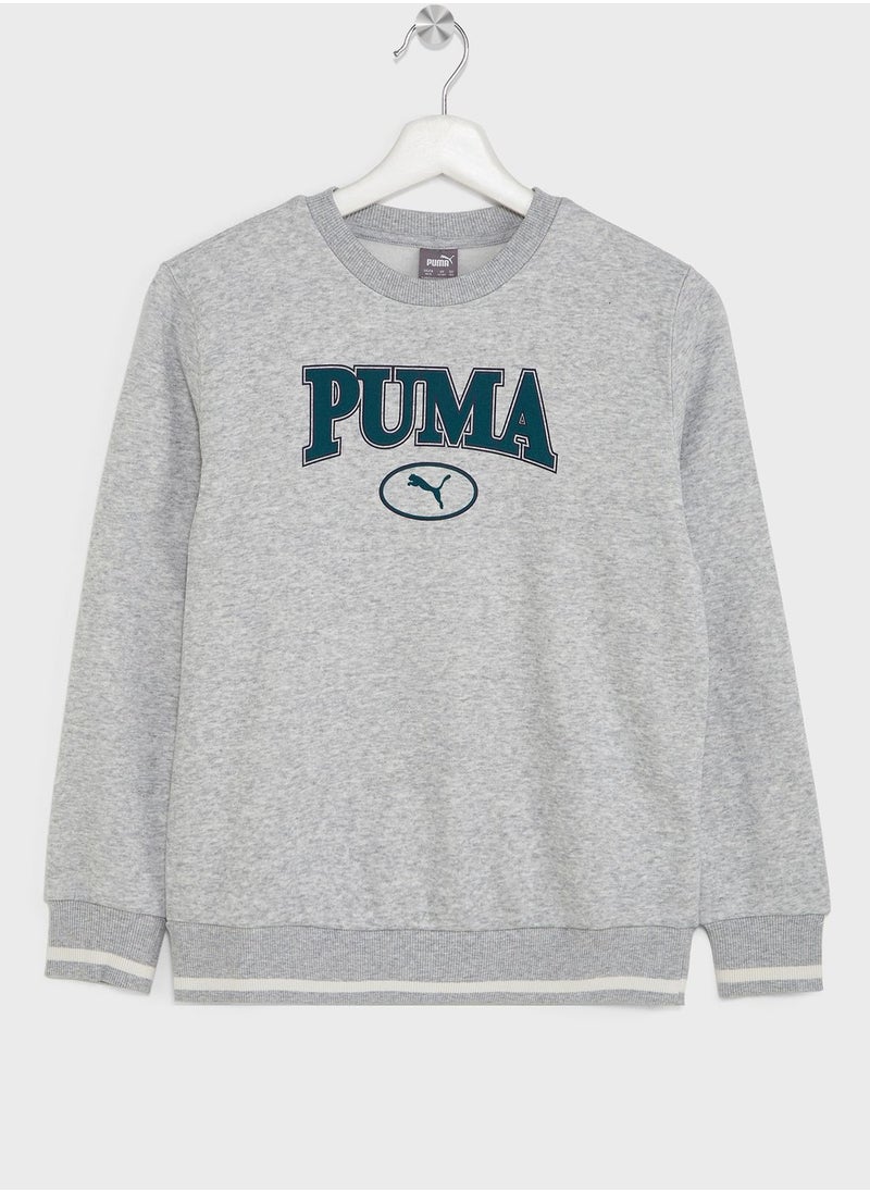 PUMA - Kids Squad Round Fl Sweatshirt - Image 1