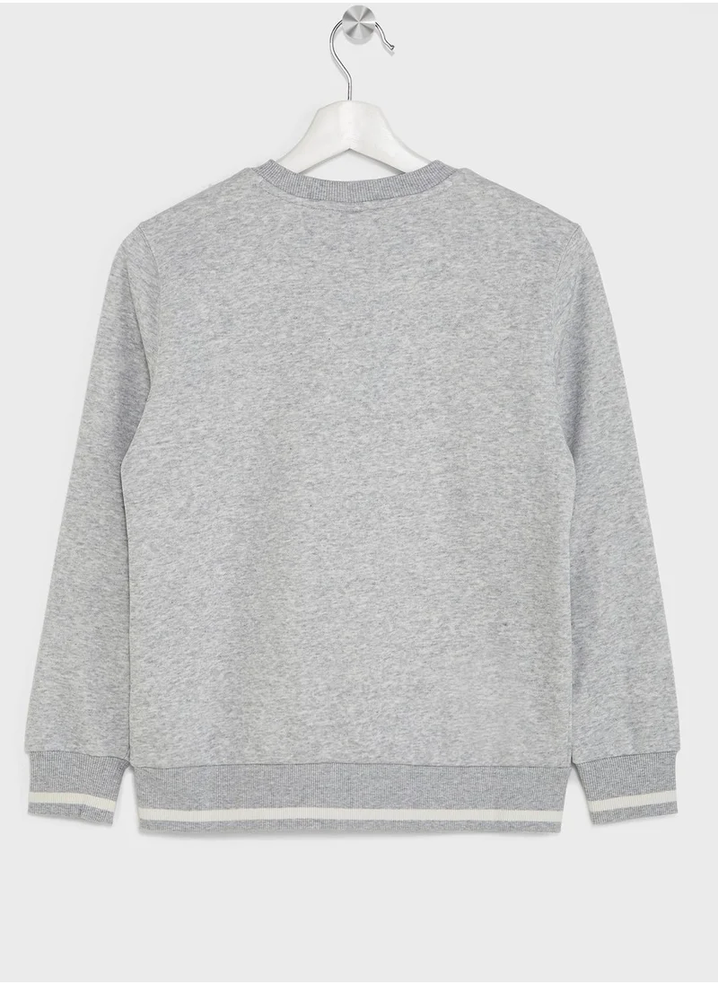 بوما Kids Squad Crew Fl Sweatshirt