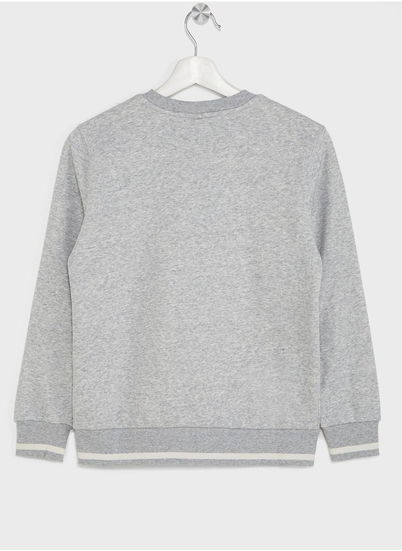 PUMA - Kids Squad Round Fl Sweatshirt - Image 1