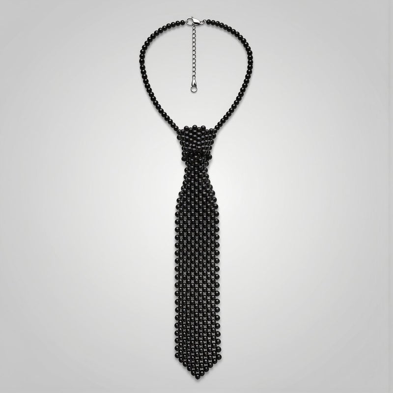 Irritation Free Woven Pearl Tie No Itchy No Scratch Fix Plain Outfit Boring Issue - Image 4