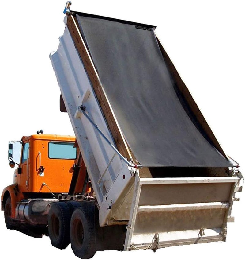 leaveshade Dump Truck Mesh Tarp 7'X15' - Heavy Duty Truck Cover with 6'' Pocket - Image 1