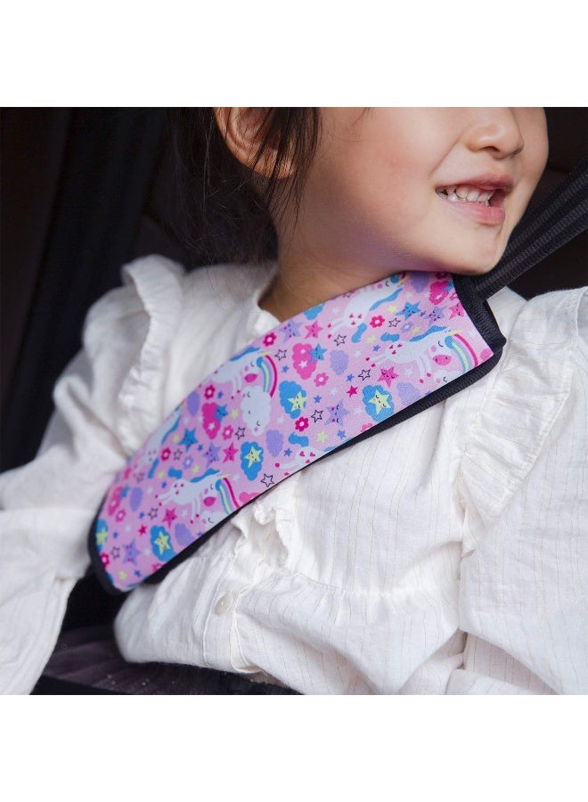YR Seat Belt Cover for Kids, Soft Comfort Seat Belt Cushion for Children, Cute Cartoon Pattern Car Seat Belt Pads Cover for Girls and Boys - Image 2