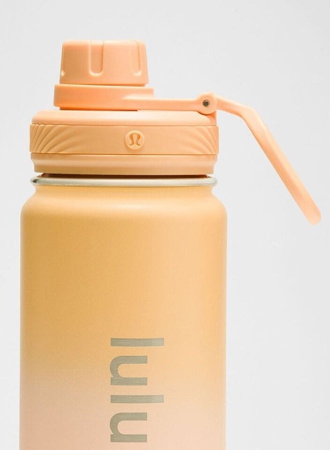 Lululemon 24oz Stainless Steel Back to Life Sport Water Bottle with Push-Pull Lid and Straw, BPA-Free - Image 3