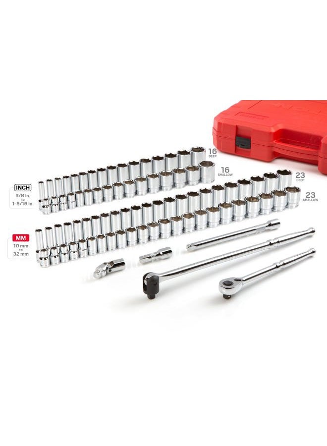 Tekton Hand Drive Socket Kits | SKT25302, applicable, 84-pc. Inch/Metric Set - Image 3