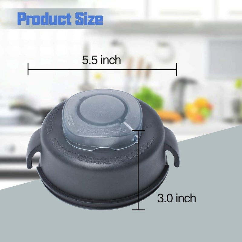 Swess 2Part Lid and Plug Fit for Mixer 52005000Blender Replacement Lid Parts Compatible with 64Ounce High Profile Container Blender - Image 2