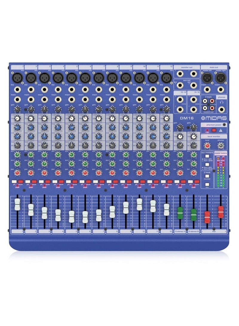Midas DM16 16-channel Analog Mixer - Image 1