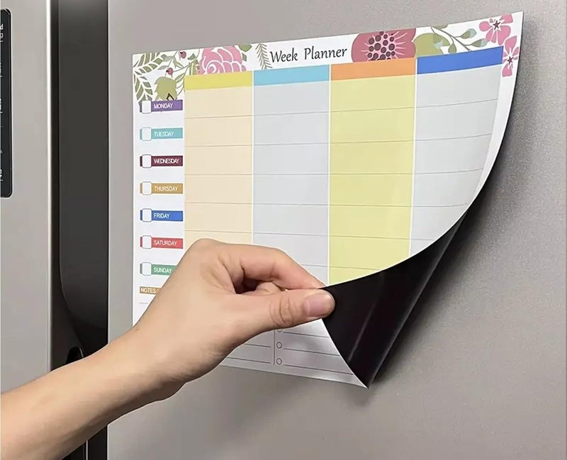 Worison Magnetic Weekly Whiteboard Planner – Reusable Dry Erase to-Do List Board, Includes 1 Paint Pen with Eraser Cap for Notes, Reminders & Schedules (Design-2) - Image 4
