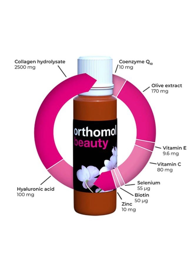 Orthomol جمال، مكملات جمال النساء، إمداد لمدة 7 أيام، يدعم صحة الشعر والبشرة والأظافر، مكمل كولاجين مع إنزيم Q10 - Image 4