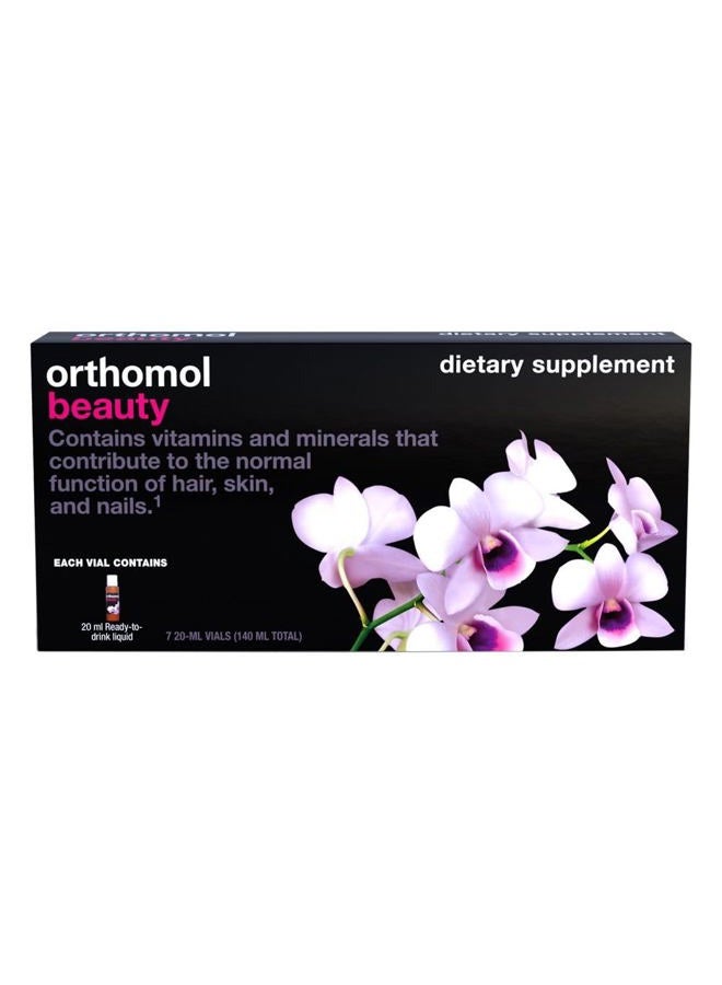 Orthomol جمال، مكملات جمال النساء، إمداد لمدة 7 أيام، يدعم صحة الشعر والبشرة والأظافر، مكمل كولاجين مع إنزيم Q10 - Image 2