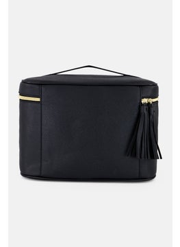 bebe Women Brand Logo Cosmetic Bag, Black  - Image 3