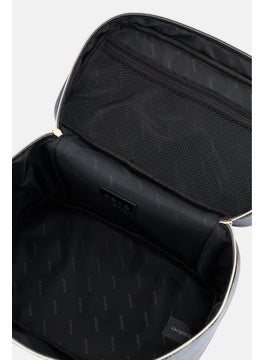 bebe Women Brand Logo Cosmetic Bag, Black  - Image 2