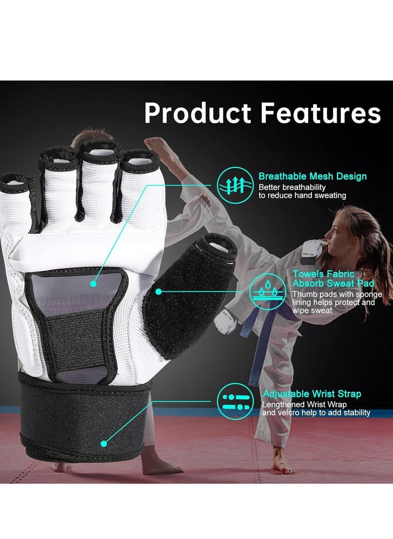 RATSAW - Professional Performance Kickboxing Gloves Half Finger Sparring Gloves for Men Bag Training Size XL for Tall 170cm to 180cm - Image 1