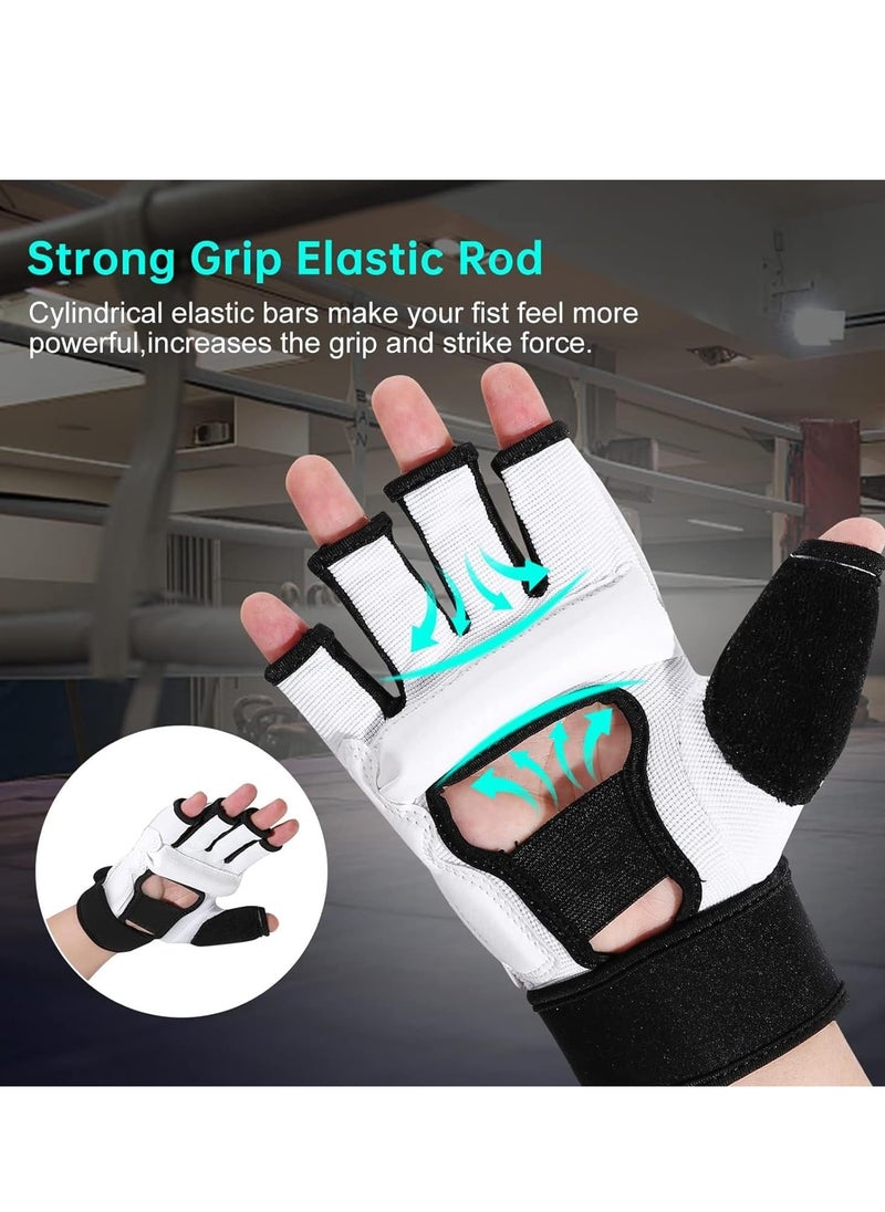 RATSAW - Professional Performance Kickboxing Gloves Half Finger Sparring Gloves for Men Bag Training Size XL for Tall 170cm to 180cm - Image 1