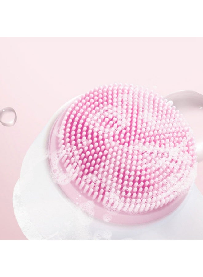 2 in 1 Facial Cleansing Brush & Jade Roller , Dual Sided Face Cleanser Tool for Deep Pore Cleansing, Exfoliation, Skin Care Massage, Anti-Aging Facial Massager for Blackhead Removal, Skin Revitalizing Beauty Tool - Image 5