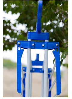 Home Care Home Care 3 Layer Stainless Steel Clothes Stand for Drying Cloth Drying Stand Cloth Stand for Drying Clothes Foldable Coat Rack (Blue)  - Image 5