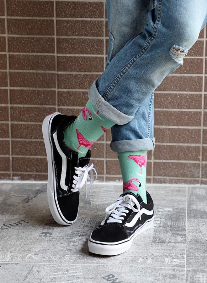 6 PCS Mens Funny Socks for Women Men Winter Crazy Fun Crew Novelty Socks - Image 4