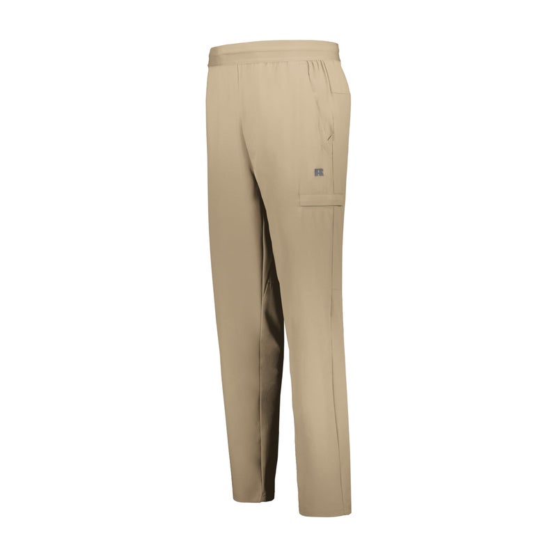 Russell Athletic Legend Pant Lightweight 4Way Stretch Joggers with WaterRepellent Finish and Side Pockets HW Khaki
