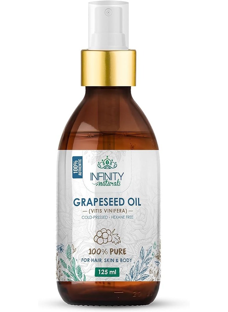 إينفينيتي زيت بذور العنب النقي 100% من إنفينيتي ناتشورالز 125 مل