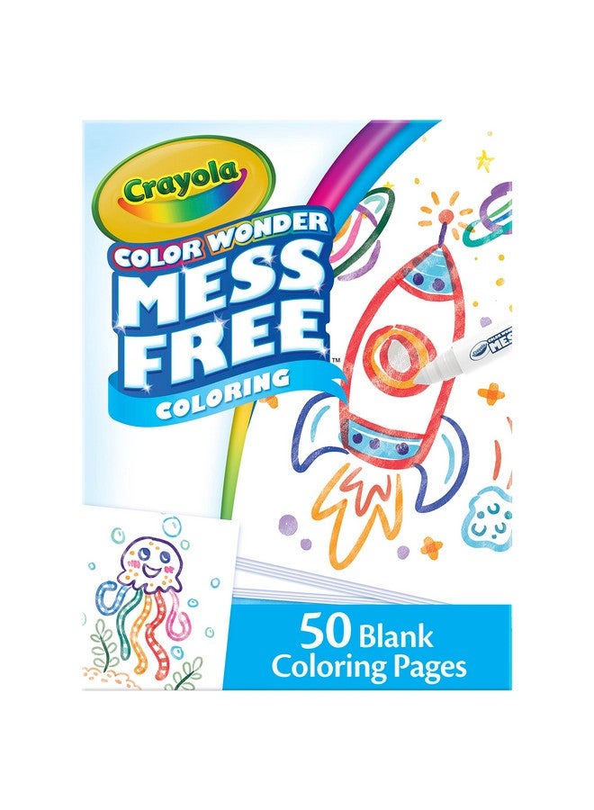 كرايولا صفحات تلوين كرايولا كولور وندر ميس المجانية (٥٠ صفحة)، ابتكر صفحات التلوين الخاصة بك، عبوة إعادة تعبئة كولور وندر فارغة، هدايا للأطفال من سن ٣ سنوات فما فوق - Image 3