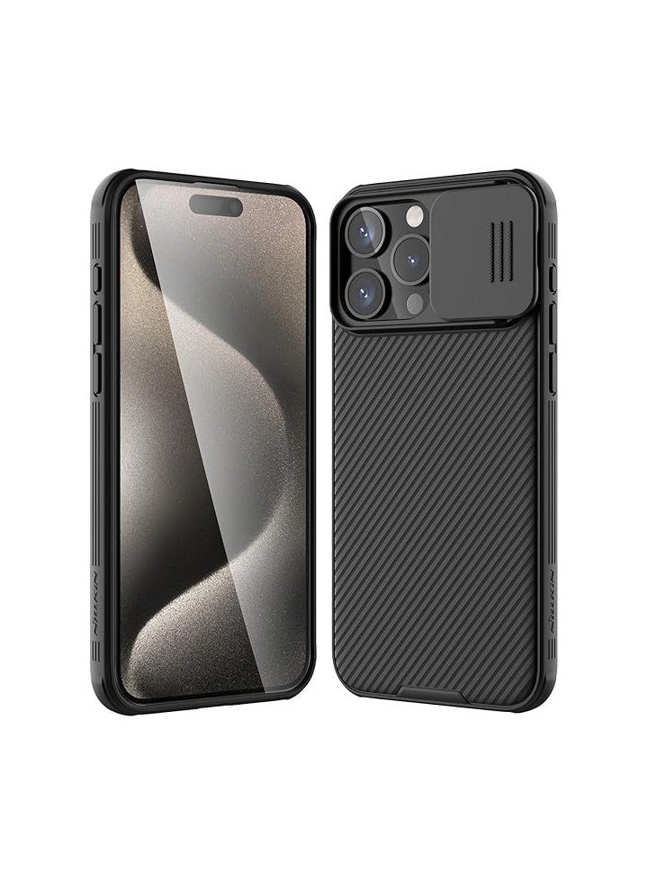 Nillkin CamShield Pro Magnetic cover case for Apple iPhone 15 Pro Max 6.7-Black - Image 2