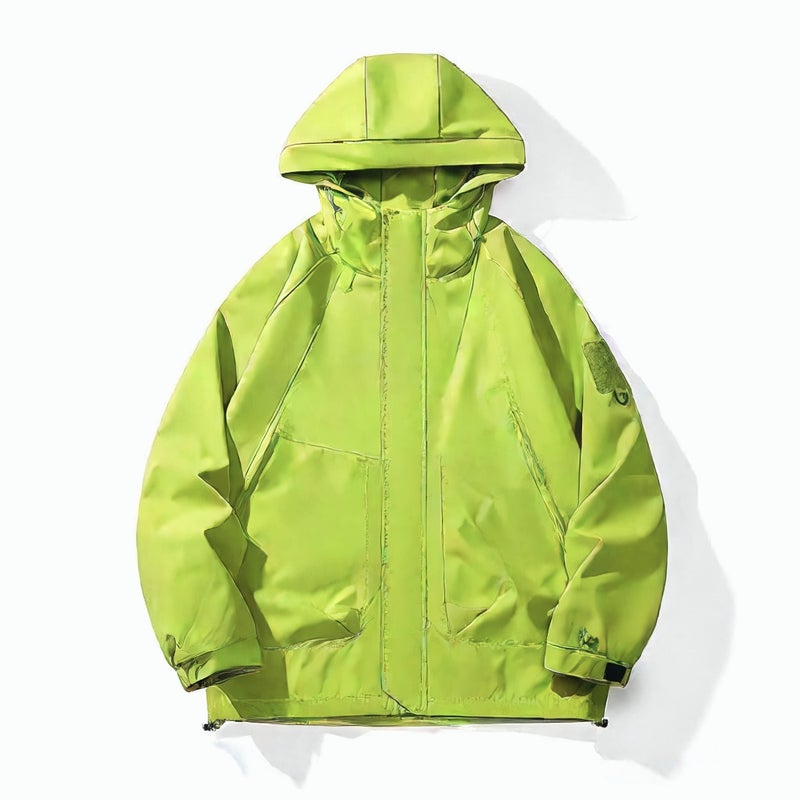 Men's Casual Hooded Jacket Loose Fit Lightweight Spring Autumn Outerwear - Image 1