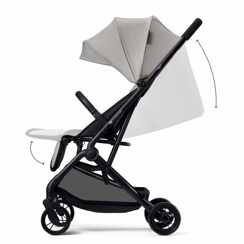 Kinderkraft - Indy 3 Compact Stroller - Urban Grey - 26824 - Image 3