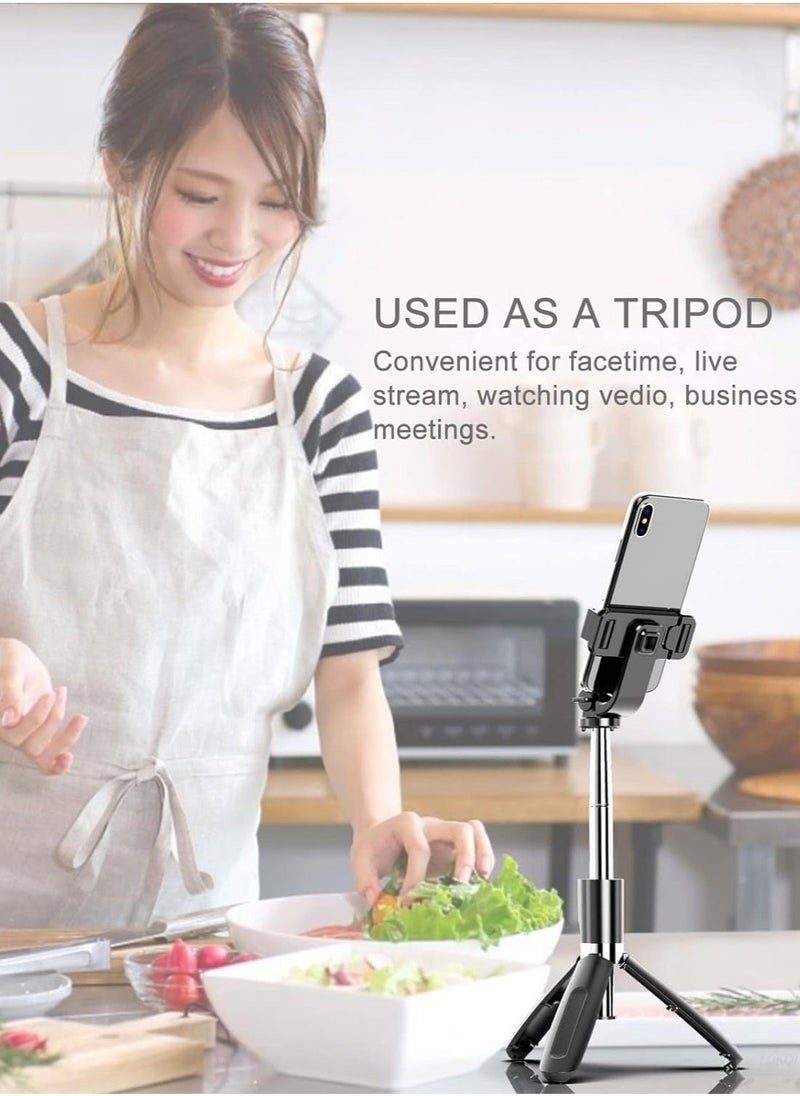 Raxoom Selfie Stick, Extendable Selfie Stick with Tripod Stand and Detachable Wireless Bluetooth Remote, Ultra Compact Selfie Stick for Mobile and All Smart Phones – Black - Image 5