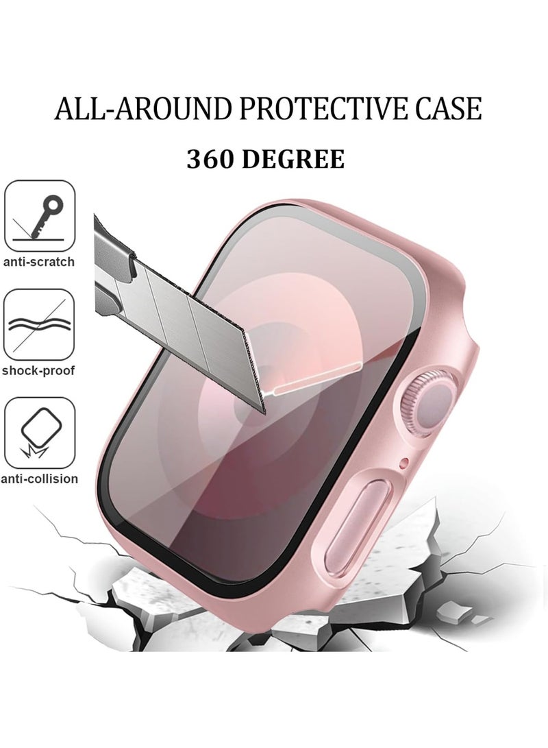 6 Pack Case Compatible with Apple Watch Series 10 46mm with Tempered Glass Screen Protector - Image 3