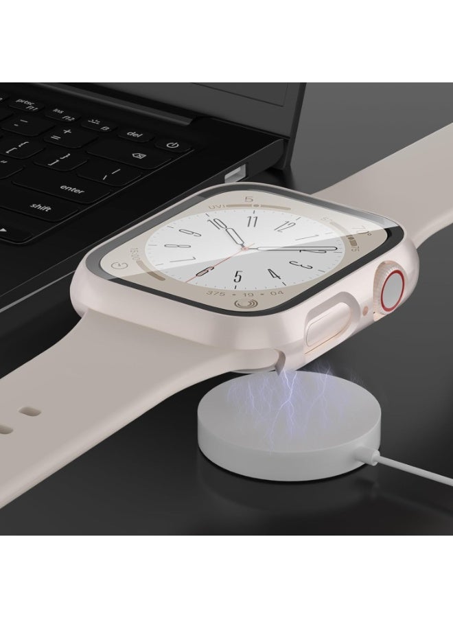 6 Pack Case Compatible with Apple Watch Series 10 46mm with Tempered Glass Screen Protector - Image 5