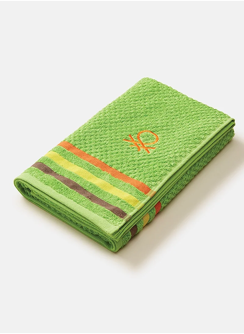 يونايتد كولورز أوف بينتيون United Colors of Benetton Rainbow Greenery Bath Towel 450 GSM